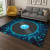 Retro-Vinyl-Schallplatten-Musikteppich für Wohnzimmer, Sofa, Schlafzimmer, Küche, Fußmatte, Spielzimmer, rutschfeste Matte