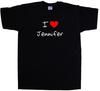 I Love Heart Jennifer T-Shirt