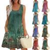 Womens Summer Dresses Loose  Sleeveless Sundresses Dress With Pockets