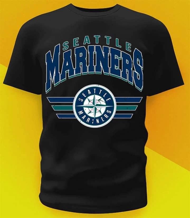 Tailles de chemises vintage des Seattle Mariners !! Jeune-6XL