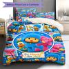 Set Biancheria da Letto con Fantasia Pocoyo Copripiumino Federa Decorazione Casa Regalo (1 * copripiumino + 2 * federa, senza nucleo)