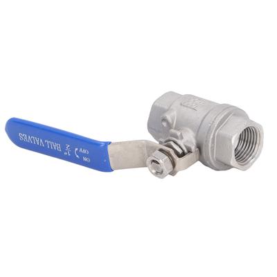 2 Piece Full Port Ball Valve Stainless Steel Female Thread Floating Ball Valve for Garden Pump DN15 1 2in 1000 WOG