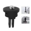 Adaptor Trepied Action Camera PULUZ ABS Reglabil cu Șurub de 1/4 inch (Negru)