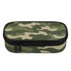 Pen Case High Capacity Wear Resistant Polyester Zipper Closure with Main Compartment Mesh Pocket and Pen Slots for Classroom Use