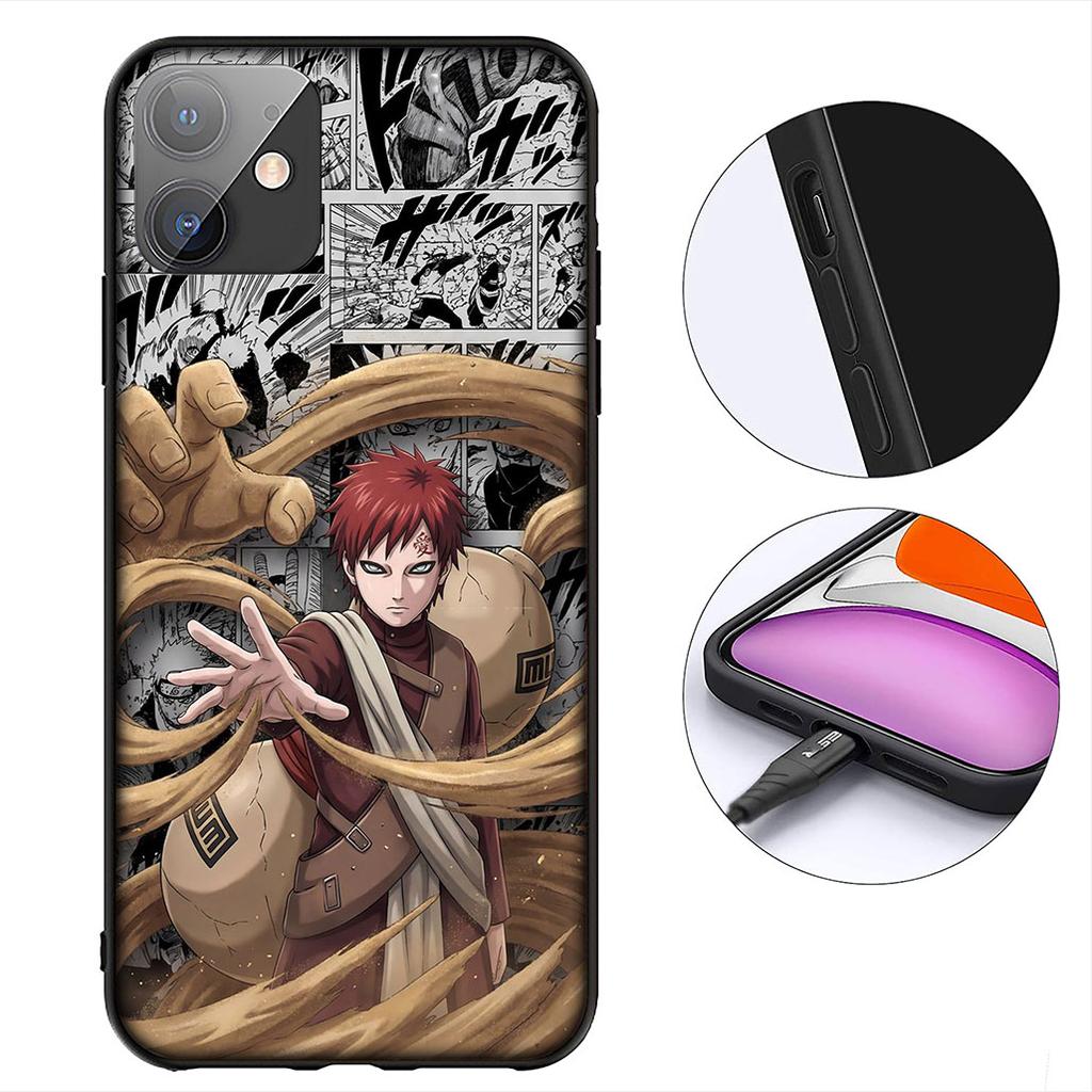 Papier Peint Anime Gaara Narutos Coque de Téléphone pour Samsung Galaxy S22 S21 S20 FE Ultra Plus A35 A36 A37 A33 A34 A04 A71 Coque