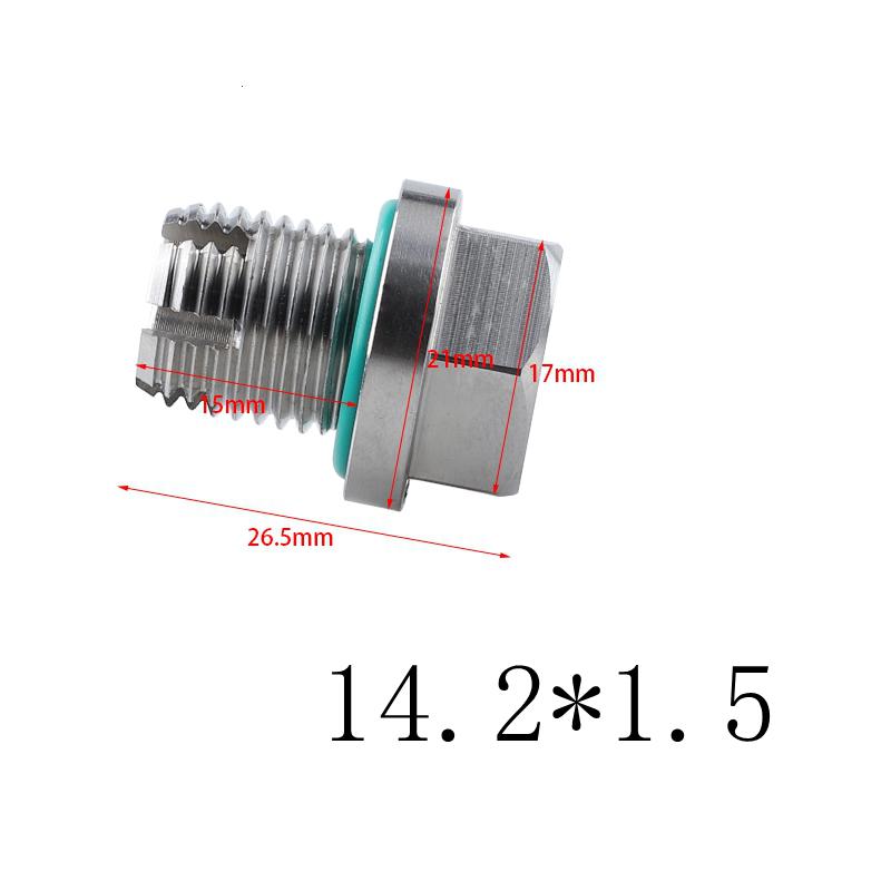 M8.2/10.2/12.2/14.2/16.2 1.25/1.5/1.75 Oil Drain Plug Oversize Piggyback Stainless Steel Self Tapping Oil Pan Thread Repair Kit Oil Drain Plugs 3