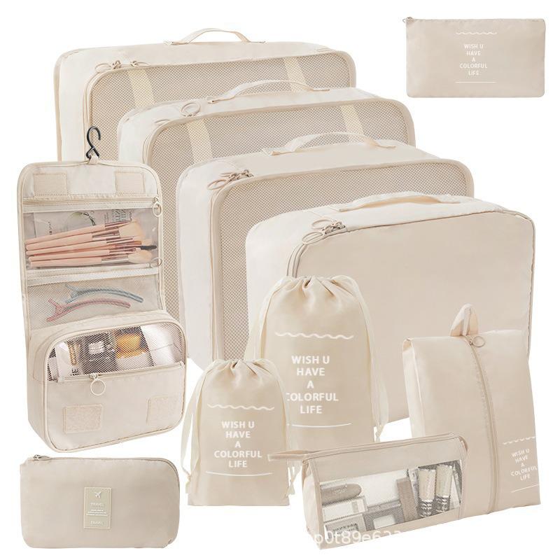 Ensemble Organisateur de Vêtements 7 Pièces pour Voyage et Déplacement Professionnel: Valise & Sacs de Rangement pour Sous-vêtements