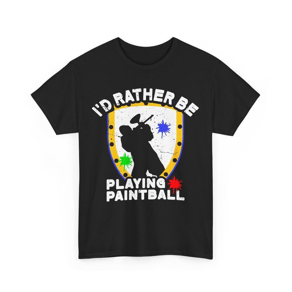 Paintball Shirt, I'd Rather Be Playing Paintball Sport Lovers Women Men Shirt