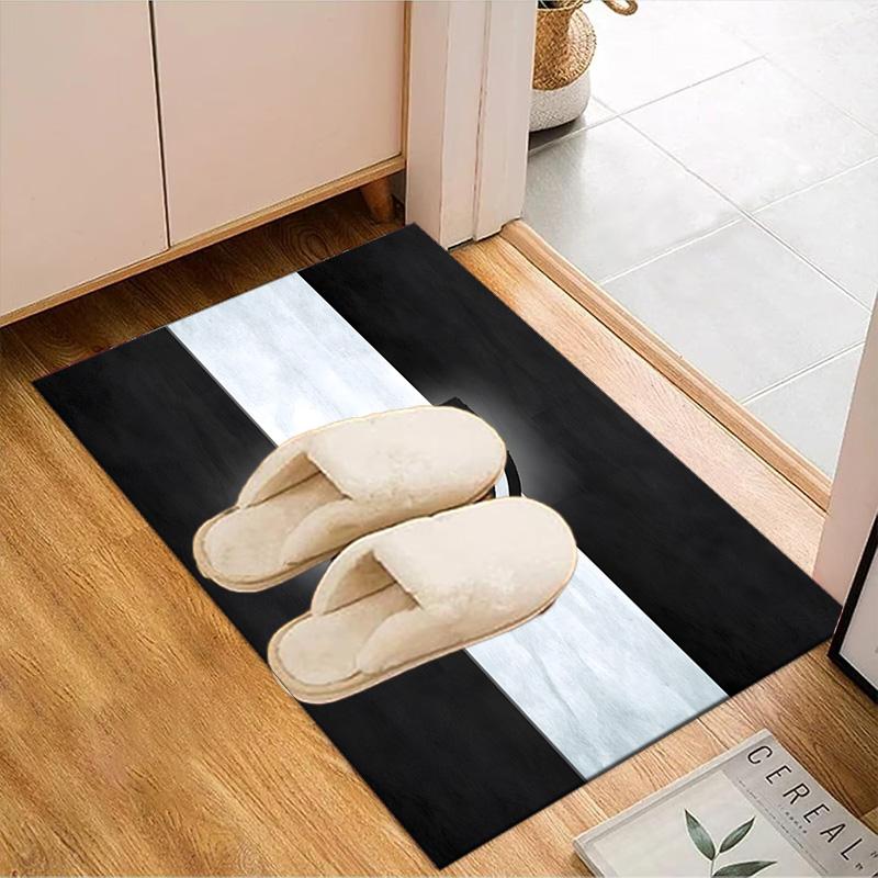 Shield With Star Emblem Printed Office Carpet Chair Cushion  Entryway Rug, Rugs for Living Room, Bedroom Christmas Gifts