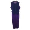 JOHN LAWRENCE SULLIVAN fabriqué au Japon Sans manches Tricot assemblage Longue robe X Femmes Occasion