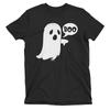 Boo Ghost T-Shirt HALLOWEEN Costume Party Womens Mens Scary Spooky Blood