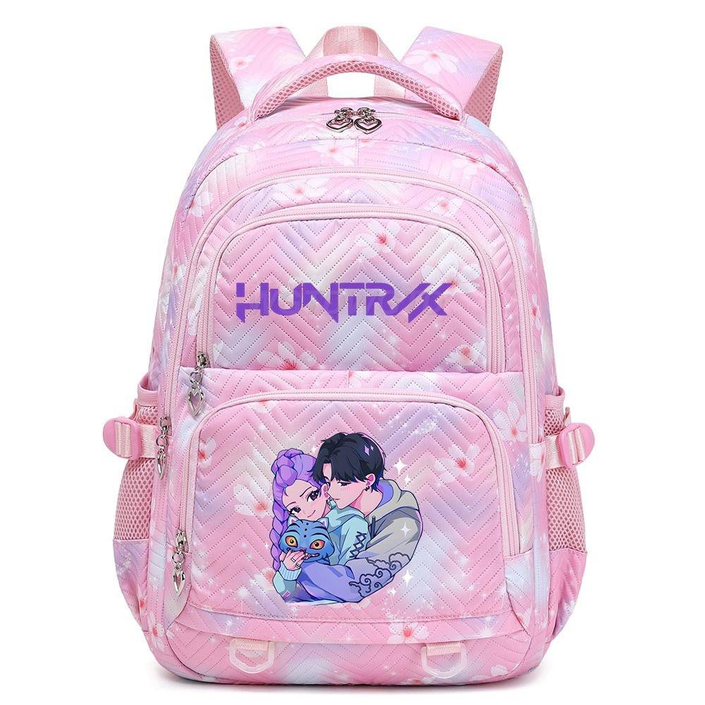ילדות נערות Kpop ציידים רומי זואי תרמיל מודפס תלמיד בית ספר עמיד למים תיק גדול