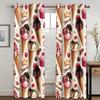 Fashion Dessert Ice Cream Lollipop Donut High Shading Curtain for Girls Bedroom Living Room Hotel Studio Window 2Panel Sunshad