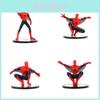 Spider-man Cake Decorative Figures Set Of 6 Heroic Resin Models 7-12cm Non-cartoon