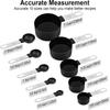 10PCS Stackable Sugar Scoop Plastic Nesting Measure Cup Measuring Cup and Spoon Set  Kitchen Gadget