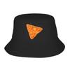 Dorito Tortilla Chip Bucket Hat For Unisex Fisherman Hats Casual Beach Travel Caps Breathable Hip Hop Custom Sun Hats