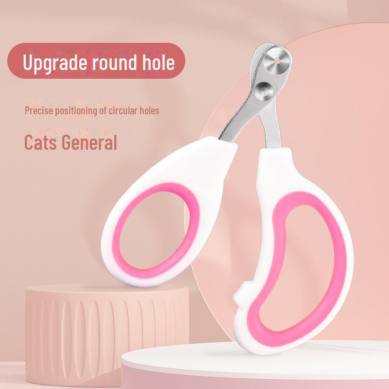 Compact Cat Nail Clippers for Small and Blind Cats - Pet Claw Scissors