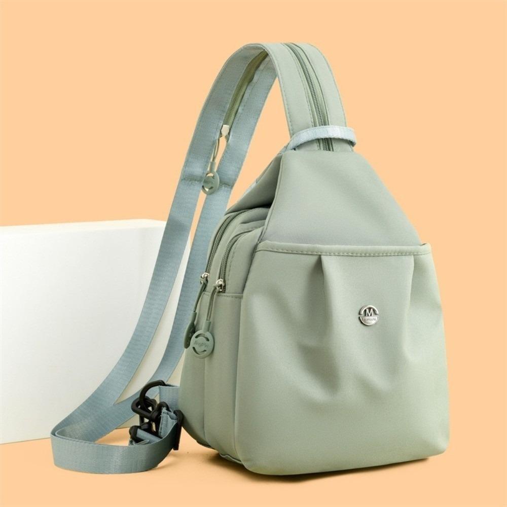Fashion Oxford Fabric Backpack Large Capacity Multi Layer Chest Bags Waterproof Multi-purpose Travel Bag Outdoor Hiking