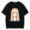 Marin Kitagawa My Dress-Up Darling Smiling Head Portrait Graphic Crew Neck Short Sleeve T-shirt