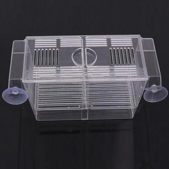 Akvarijní nádrž na ryby Guppy Double Breeding Chovatel Chov Trap Box Líheň