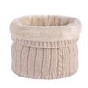 Autumn and Winter Double-layer Velvet Scarf Solid Color Outdoor Couple Riding Warm Neck Cover Neck Cover