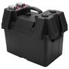 Backup Battery Box Power Center Portable Marine Accessary with Voltmeter for Car RV Yacht Ship 12V