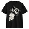 Unisexs T Shirt Funny Beaver Wearing Sunglasses Cool Beaver T Shirts Trending Beach Tees Streetwear Pure Cotton Tops Gift
