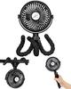 Wiggly Fan & Infinite Uses" Small Fan, Rechargeable, 5200mAh, Mini USB, Portable, Car, Tabletop, Hanging, Handheld, Wrap-around, 3 Airflow Settings,