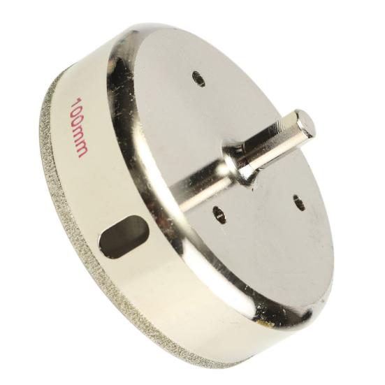 100mm Diamond Coated Drill Bit Hole Saw Cutter for Glass Tile Ceramic Marble