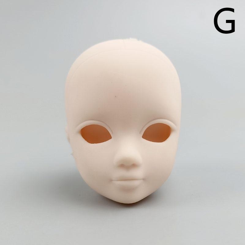 Puppe Zubehör Multi-stil Weiche Kunststoff Praxis Make-Up DIY Puppe Kopf Für 11,5 "Puppe Köpfe Für 1/6 BJD Puppe der Übung Kopf