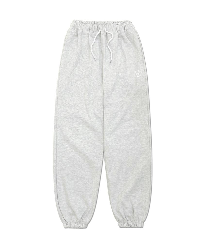 Bajal Vz Printed Wide Jogger Pants Ash Grey
