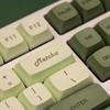 124 Keys/set DA Profile Matcha Green  Keycap PBT Dye Sublimation for Key S For Mechanical Keyboard  61 64 84 9