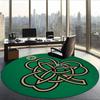 Celtic Football Club (5) Tappeto Rotondo per Ufficio Tappeto Decorativo per Pavimento per Ufficio Camera da Letto Soggiorno e Spazio Domestico