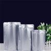 10pcs Aluminum Mylar Foil Zip Lock Stand Up Bag Self Seal Tear Notch Reusable Doypack Food Snack Chocolate Pouches