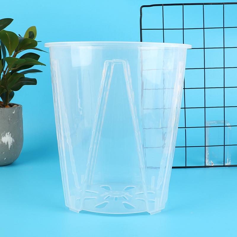 Blumentopf Diy Kunststoff Transparent Zylindrischen Blume Halter Gemüse Pflanzer