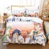 Anime Aria the Animation Juego de Cama Funda Nórdica Edredón Juego de Cama Funda de Edredón Funda de Almohada Tamaño King Queen Twin Niños Niñas Adulto