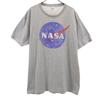 Pacific 90s Old NASA Print Short Sleeve T-shirt XL Gray Men's Used