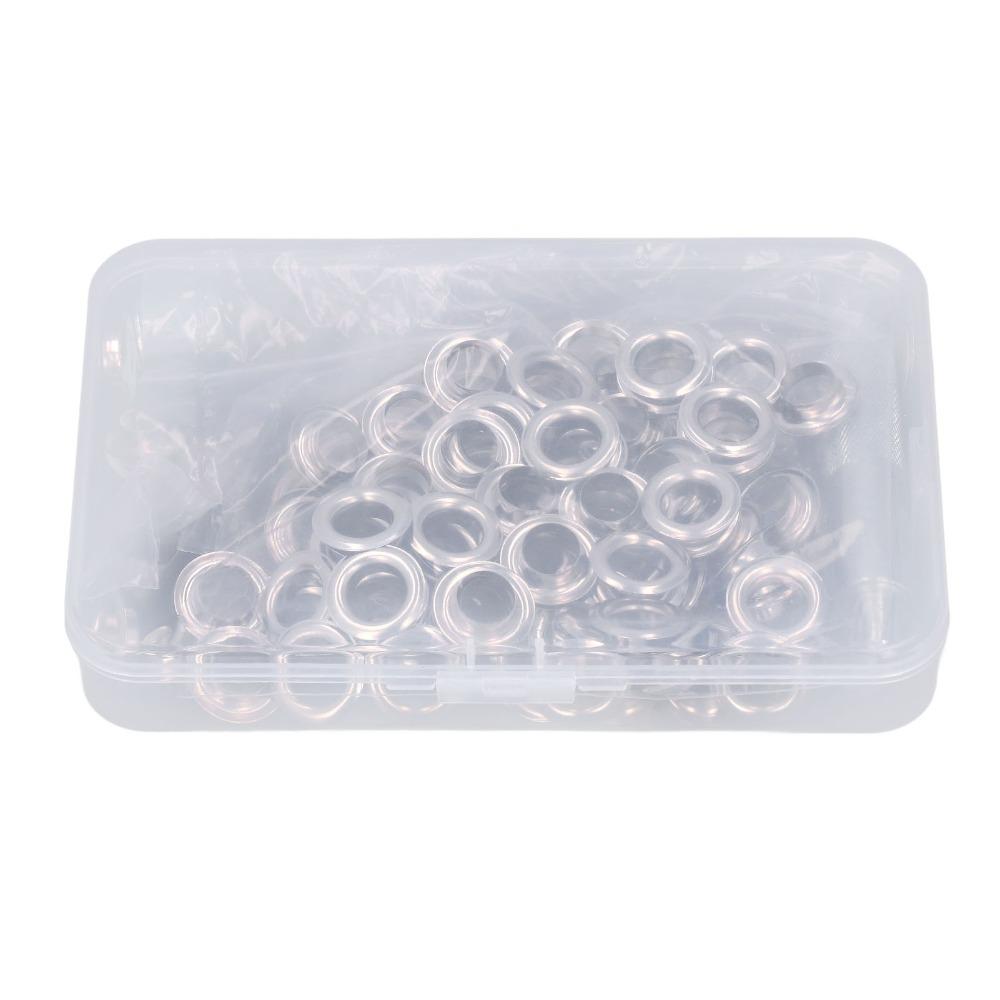 100 Sets Stainless Steel Grommet Tool Kit Inner Diameter 12MM Canvas Grommet Kit  For Pool Covering