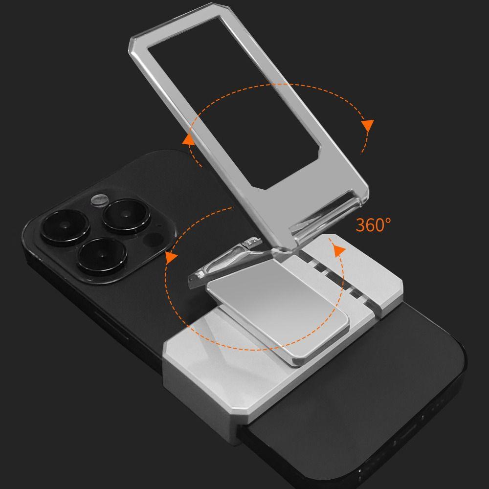 Portable Paste Free Adjustable 360 Rotation Foldable Phone Ring Holder Back Clip Holder