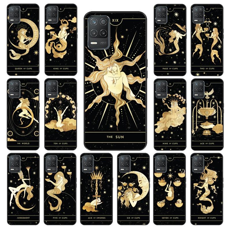 נרתיק טארוט נשי אלוהי עבור OPPO Realme GT 2 Pro X2 Pro XT C25S 8 7 6 Pro 6i Realme GT Master C3 C21 C21Y C11 X3 SuperZoom