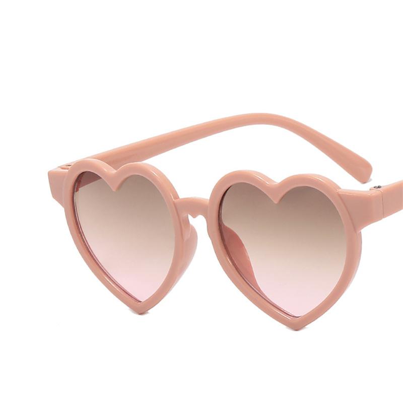 Summer Cute Heart Sunglasses UV400 Protection Gradient Lens Baby Girls Boys Outdoor Sun Glasses Classic Eyewear