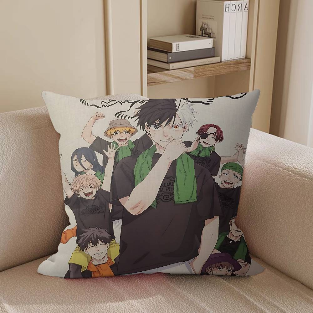 WIND Anime BREAKER Kissen Anime Kissen Sofa Bett Kopfkissenbezug Kissenbezug 45x45 cm Mode