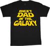 Bästa pappa i galaxen rolig T-shirt tee Bra presentidé make morfar
