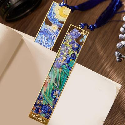 Scrapbooking Bookmarks Hollow Metal Book Marker with Tassels Book Marker for Teacher Book Lover Student Present