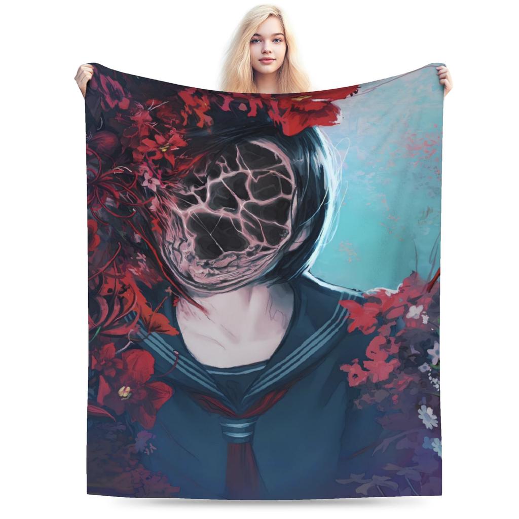 Silent Hill F Blanket Horror Game Travel Office Flannel Bedding Throws For Living Room Warm Soft Quality Bedspread Gift Idea
