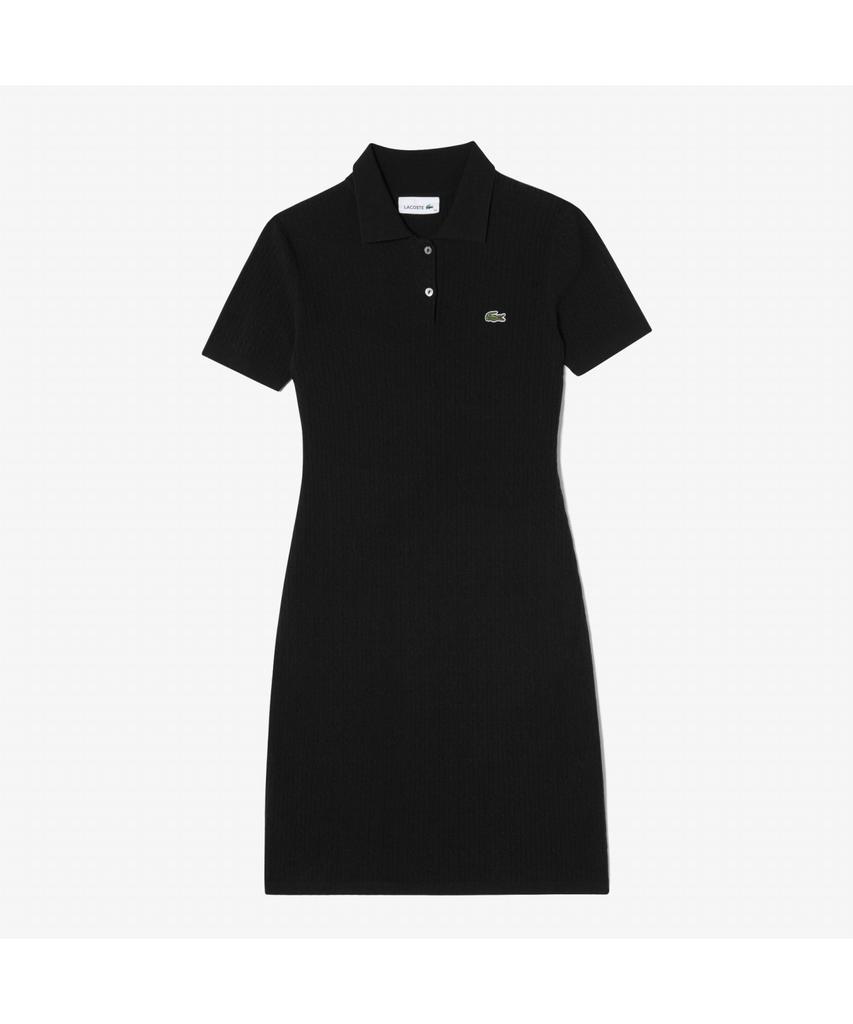 Lacoste Women'S Cable Short Sleeve Sweater Dress Ef382E-55G 031