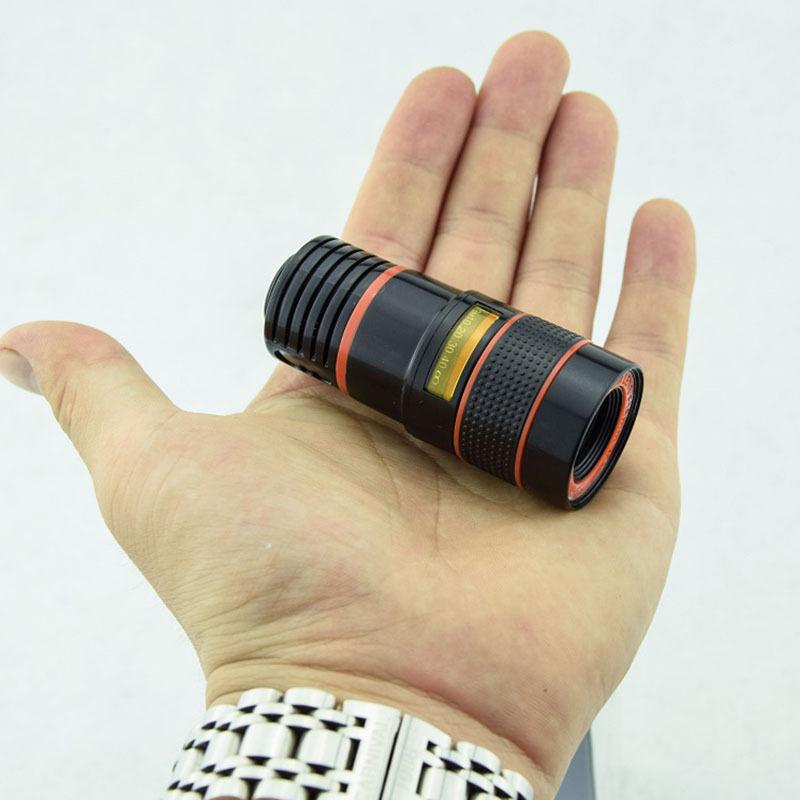 Tovární velkoobchod Nový 8×18 High-definition Mobile Phone Telescope Univerzální fotoaparát Externí univerzální klip.
