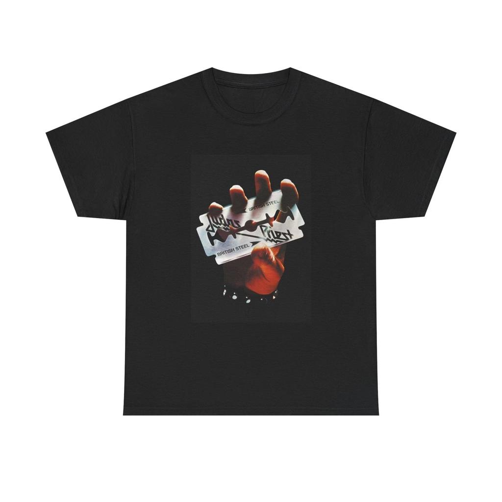 Judas Priest Tshirt Retro Rock Band Graphic Unisex Heavy Cotton Tee