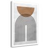 Canvas Print, Geometric Circles In Boho Style