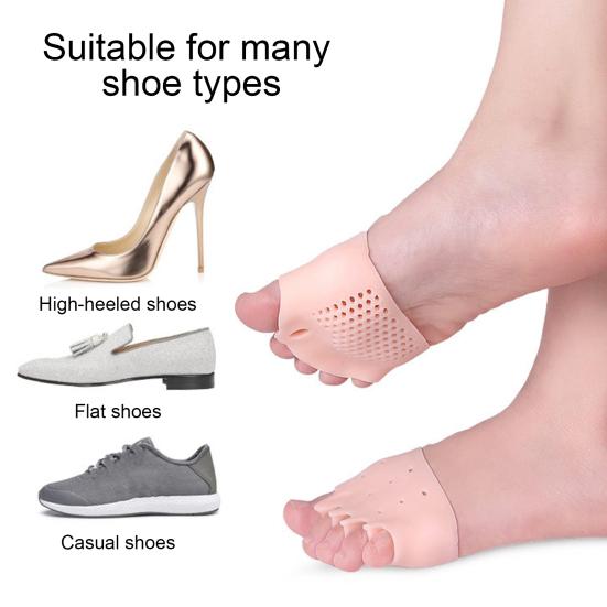 Toe Separator for Overlapping Toes Breathable Toe Spacers for Women Men Overlapping Toes Straightener Reusable Toe Spacers for Foot Care Yoga